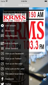 News/Talk KRMS screenshot 1