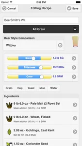 BeerSmith Mobile Home Brewing screenshot 1