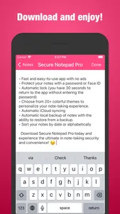 Secure Notepad Pro screenshot 3