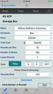 Ammo Inventory,Price per Round screenshot 0