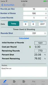 Ammo Inventory,Price per Round screenshot 1