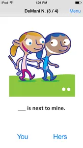Pronoun Fill-In Super Fun Deck screenshot 3