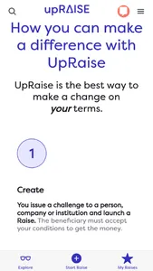 Upraise screenshot 1