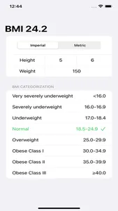 BMI Calculator: Simple screenshot 0