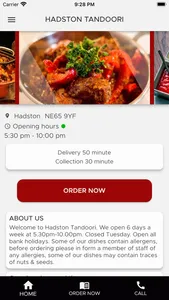 Hadston Tandoori NE65 screenshot 3