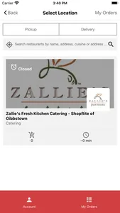 Zallies Fresh Kitchen Catering screenshot 1