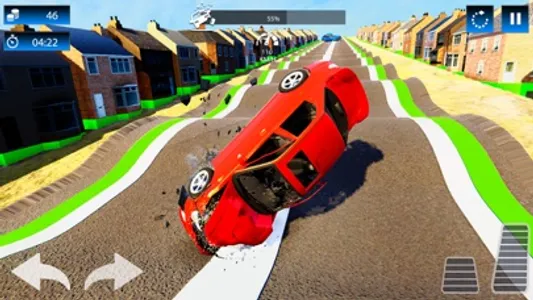 Road Bump Car Crash Beam Drive screenshot 0