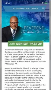 Mount Ararat Baptist Church screenshot 1