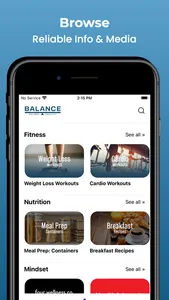 Balance Fitness and Wellness screenshot 1