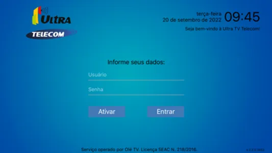 Ultra TV Telecom screenshot 1