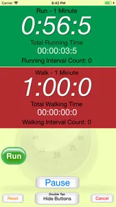 Running Interval Timer Starter screenshot 1