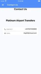 Platinum Airport Transfers screenshot 4