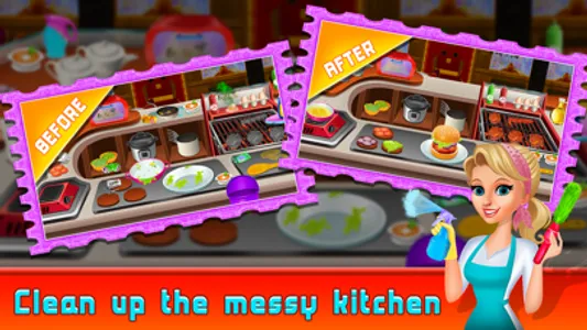 Cooking Expert & Cleaning game screenshot 1