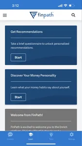FinPath Wellness screenshot 1