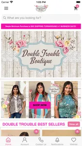 DOUBLE TROUBLE BOUTIQUE screenshot 0