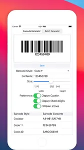 Barcode Generator (2022) screenshot 0