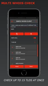 Simple Whois Client screenshot 1