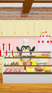 脱出ゲーム ペンギンくんと小さくてかわいいケーキ屋さん screenshot 1