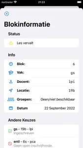 RoosterApp voor Zermelo screenshot 1