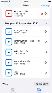 RoosterApp voor Zermelo screenshot 2