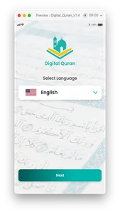 Digital Quran App screenshot 2