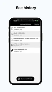 Quick and easy QR code reader screenshot 1