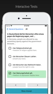 Leben in Deutschland Test screenshot 4