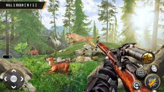 Wild Animal Hunting Clash Sim screenshot 0