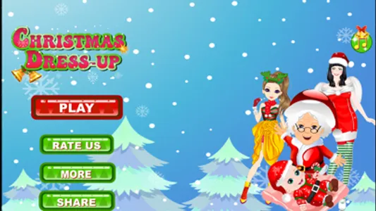 Christmas Game DressUp Girl HD screenshot 0