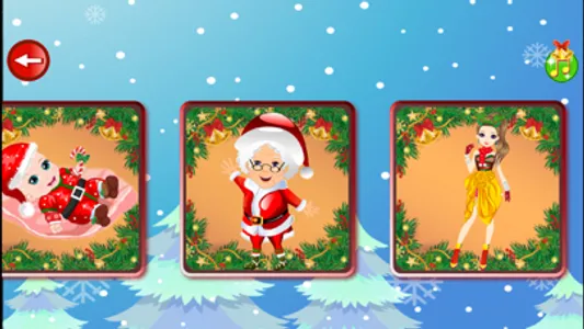 Christmas Game DressUp Girl HD screenshot 2