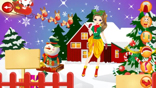 Christmas Game DressUp Girl HD screenshot 6