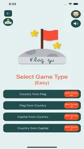 Flaggo: Flags and Capitals screenshot 1