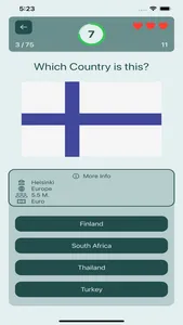 Flaggo: Flags and Capitals screenshot 2