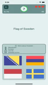 Flaggo: Flags and Capitals screenshot 3