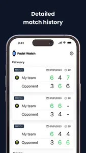 Padel Watch: Padel Scorekeeper screenshot 3