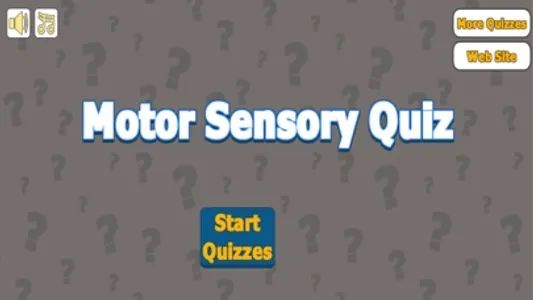 Motor Sensory Medical Quiz screenshot 0