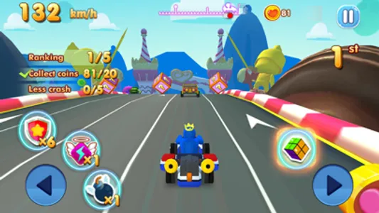 Race Yo Kai Car game screenshot 1