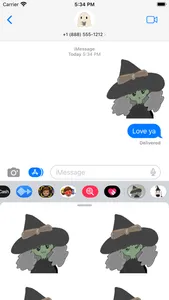 Witchy Emojis screenshot 1