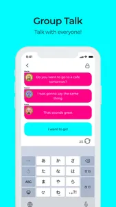 Jiffcy-Realtime talk app screenshot 2