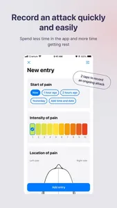 Cranium: Headache Diary screenshot 0