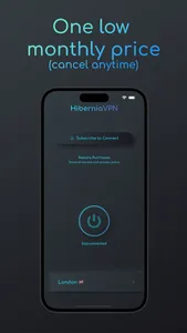 HiberniaVPN: Anonymous VPN screenshot 1