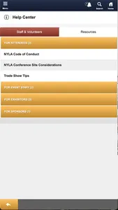 NYLA Conferences screenshot 3