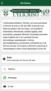 Erboristeria Medica L'Elicriso screenshot 1