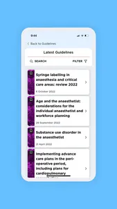 Association of Anaesthetists screenshot 8