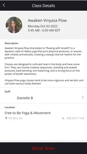 Free to Be Yoga & Movement screenshot 2