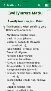 Yoruba Contemporary Bible screenshot 0