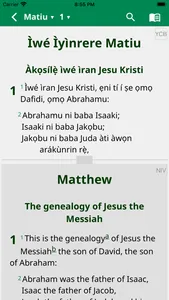 Yoruba Contemporary Bible screenshot 1