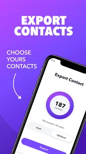 Export & Backup Contacts screenshot 0