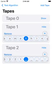 Multitape Turing Machine screenshot 1