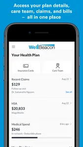 WellBeacon screenshot 2